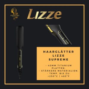 LIZZE Haarglätter Lizze Supreme Titannium 252°C / 485°F
