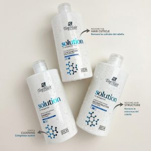 Top Hair Solution Set – Intensiv-Haarreparatur in 3 Schritten (3 x 500 ml)